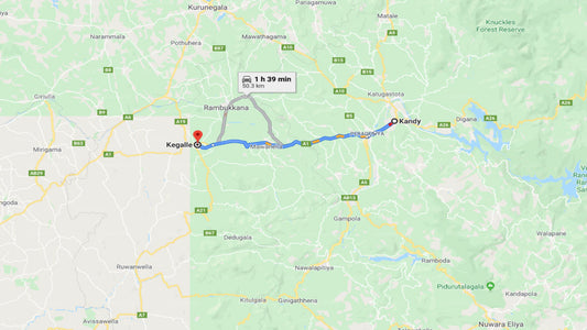 Kandy City to Kegalle City Private Transfer