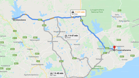 Udawalawe City to Tissamaharama City Private Transfer