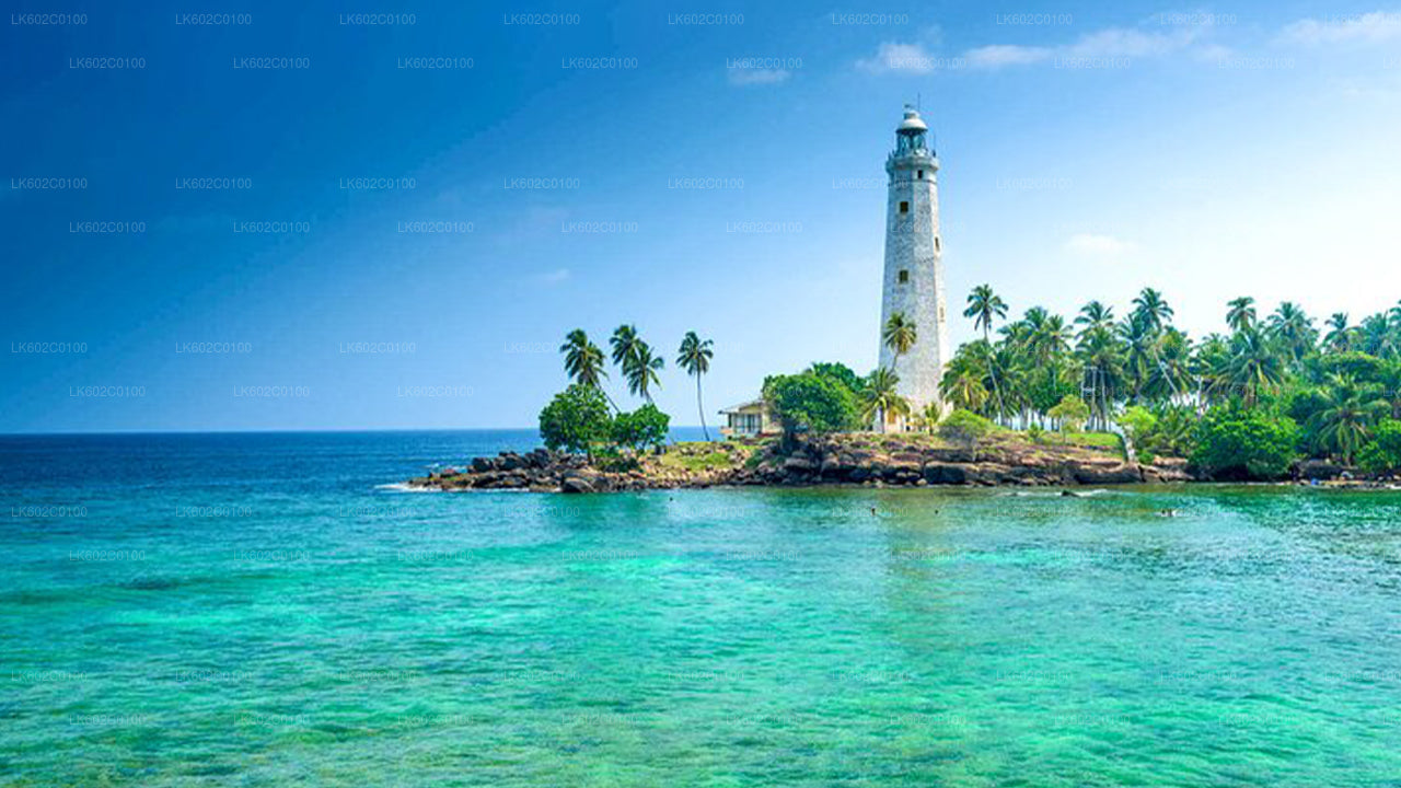 Höjdpunkter på södra kusten från Weligama City