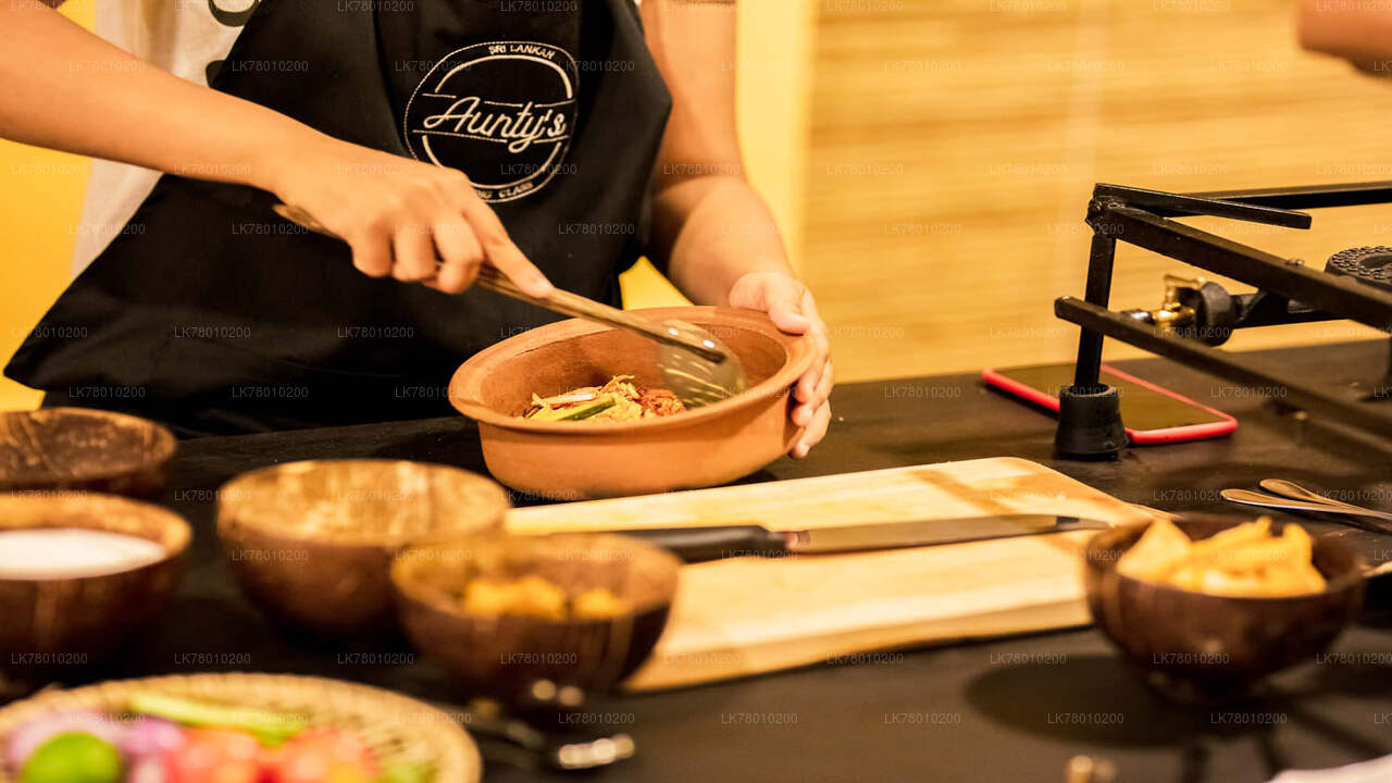 කොළඹ සිට ශ්‍රී ලාංකික ඉවුම් පිහුම් පන්තිය