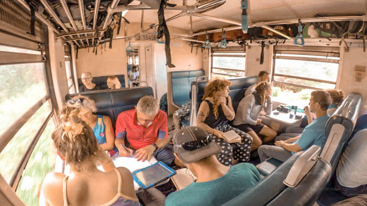 Tågresa från Badulla till Colombo (tåg № 1016 "Udarata Menike")