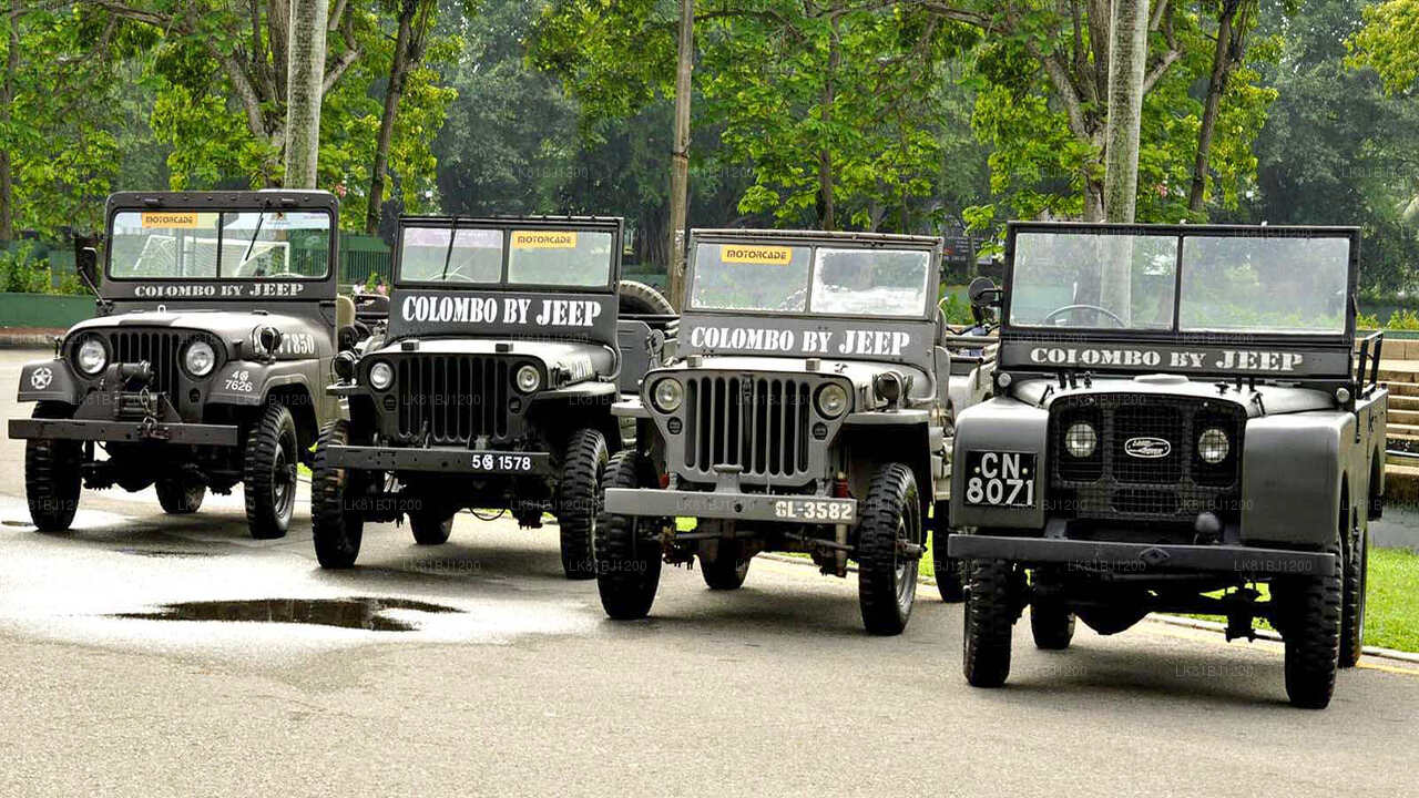 Colombo City Tour med Land Rover Series 1 Jeep från Colombo hamn