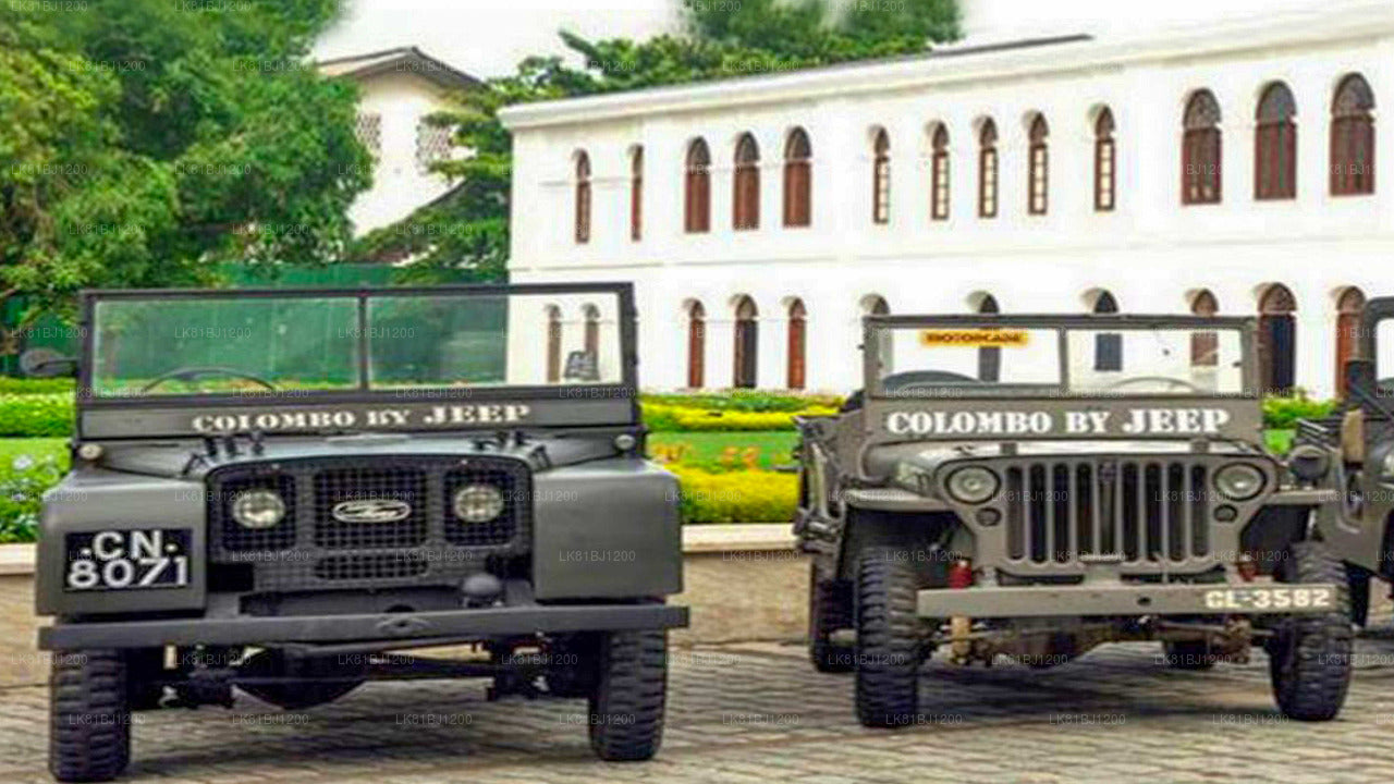Colombo City Tour med Land Rover Series 1 Jeep från Colombo hamn