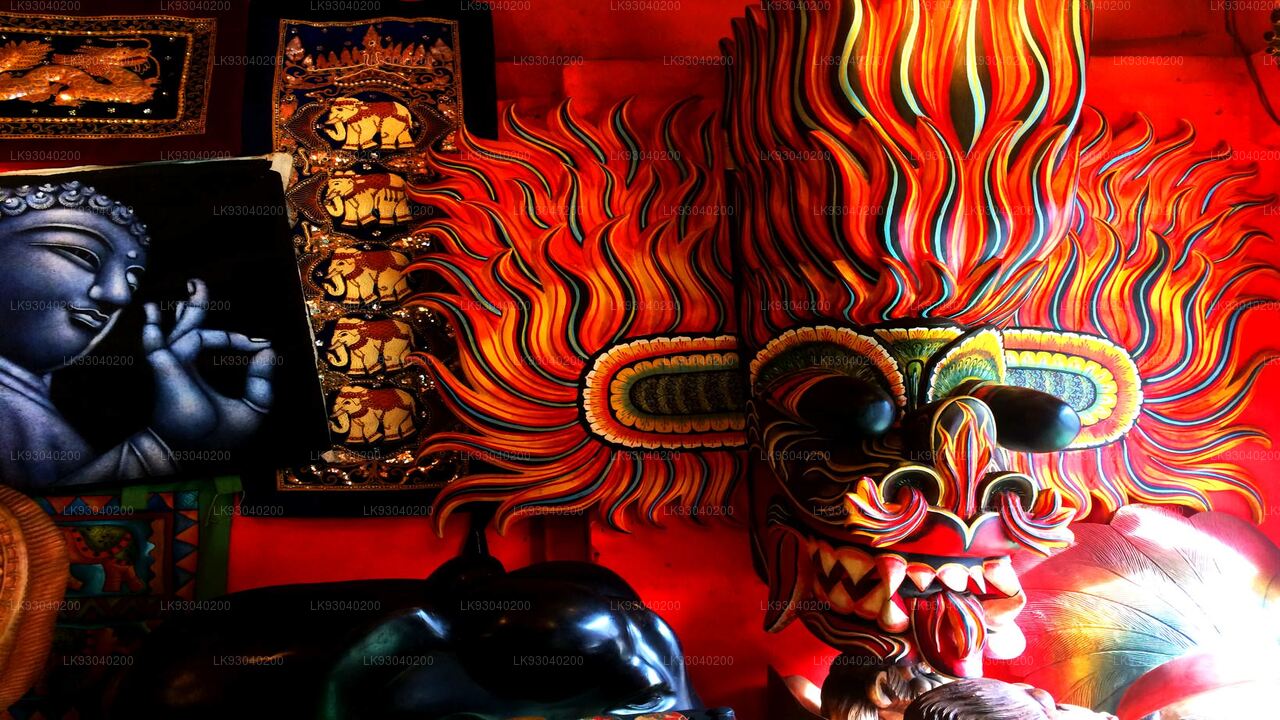 Masktillverkningsworkshop från Galle