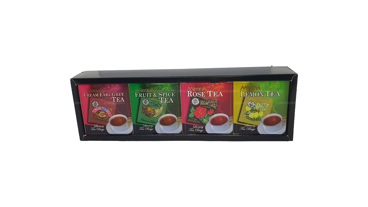 Mlesna Sensations 4 Flavour Assorted Luxury Foil Tea Bags (80g)
