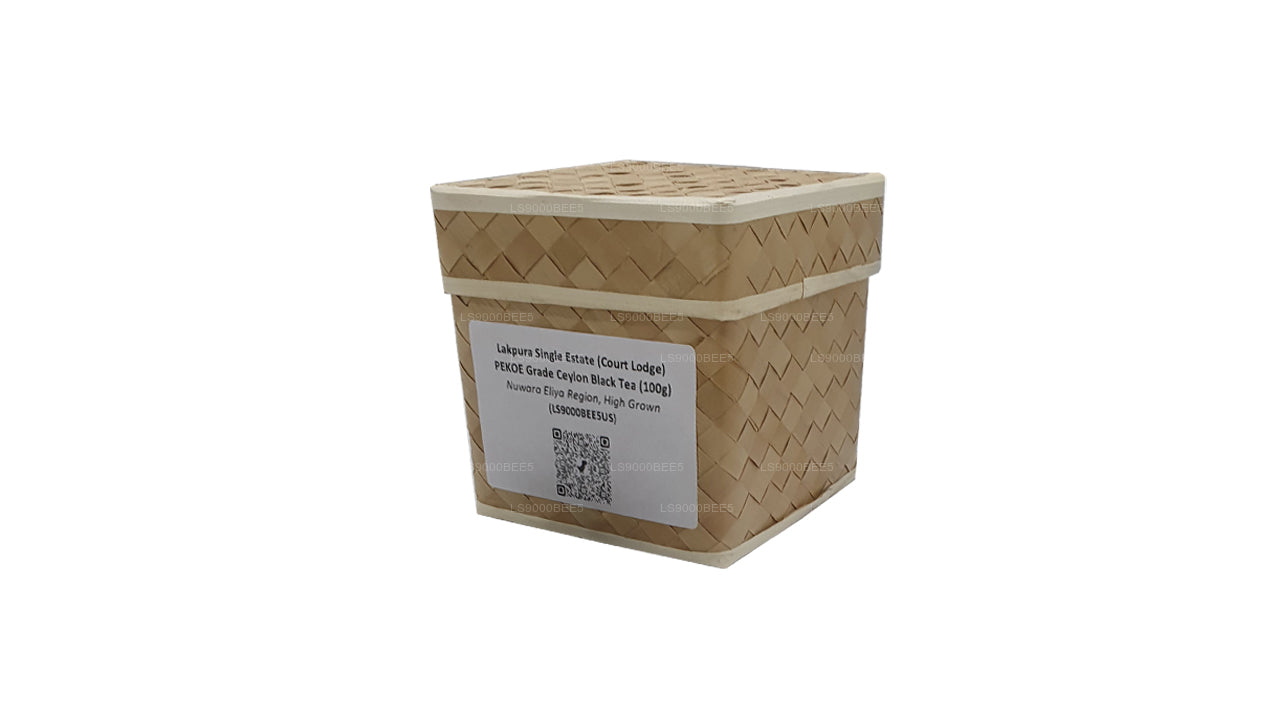 Lakpura enda egendom (Court Lodge) PEKOE Grade Ceylon svart te (100g)