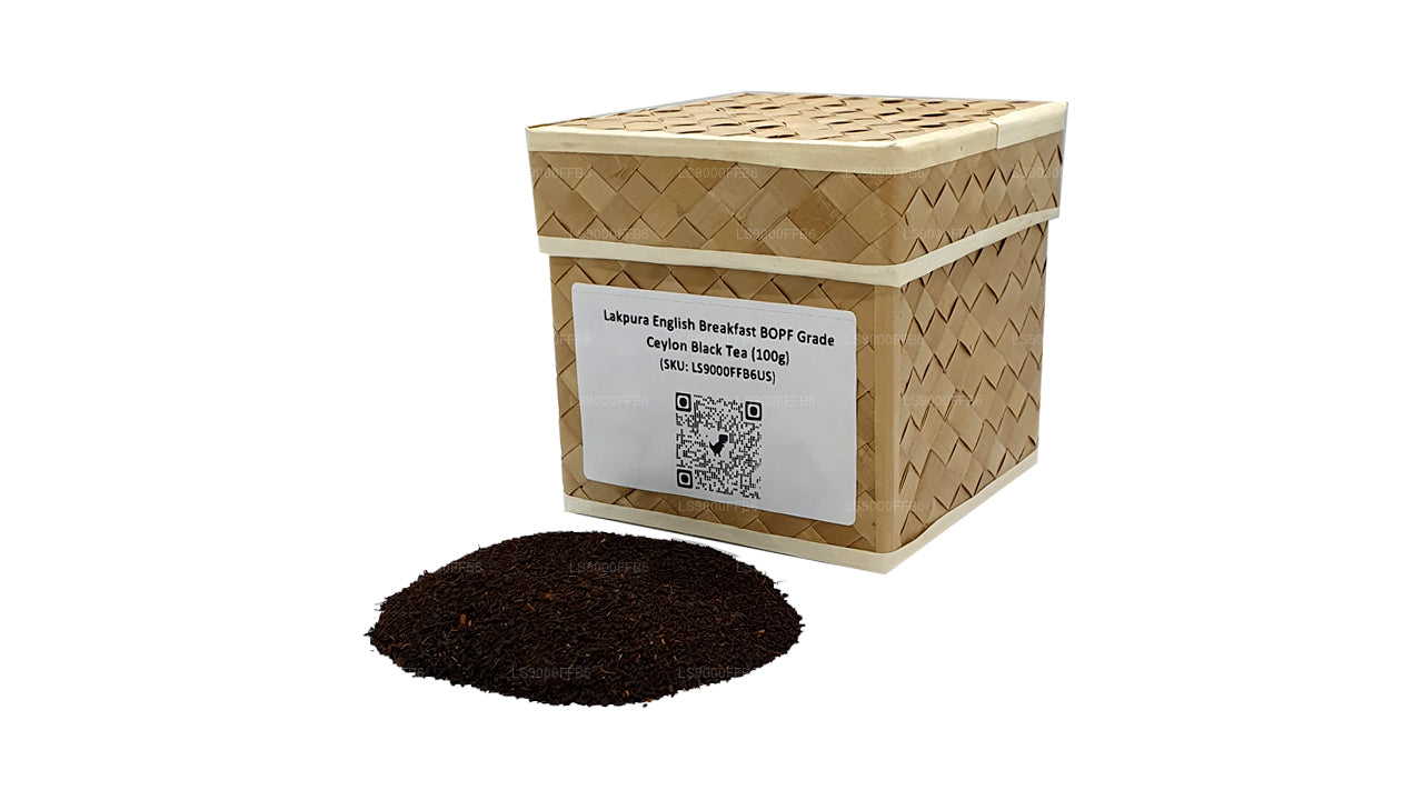 Lakpura engelsk frukost BOPF Grade Ceylon svart te (100g)