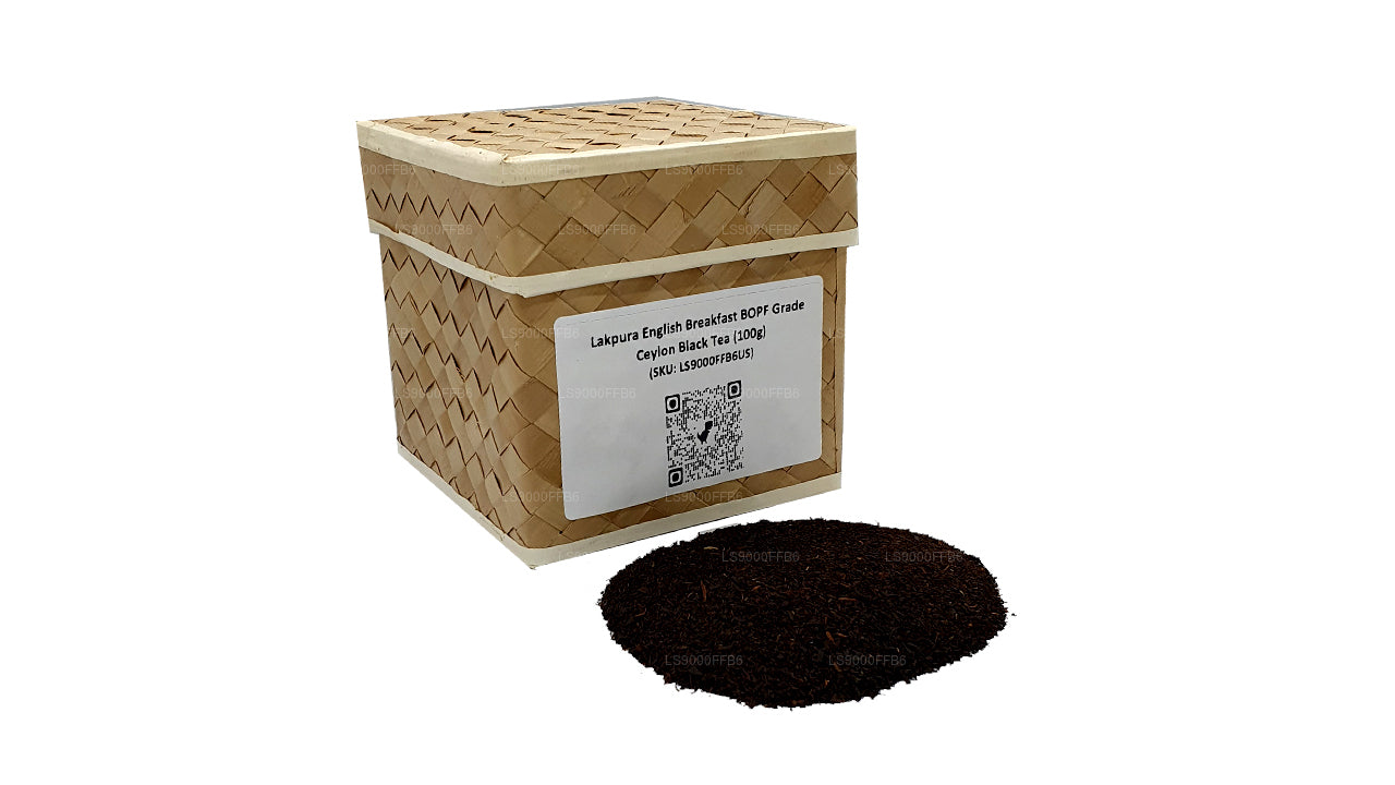 Lakpura engelsk frukost BOPF Grade Ceylon svart te (100g)