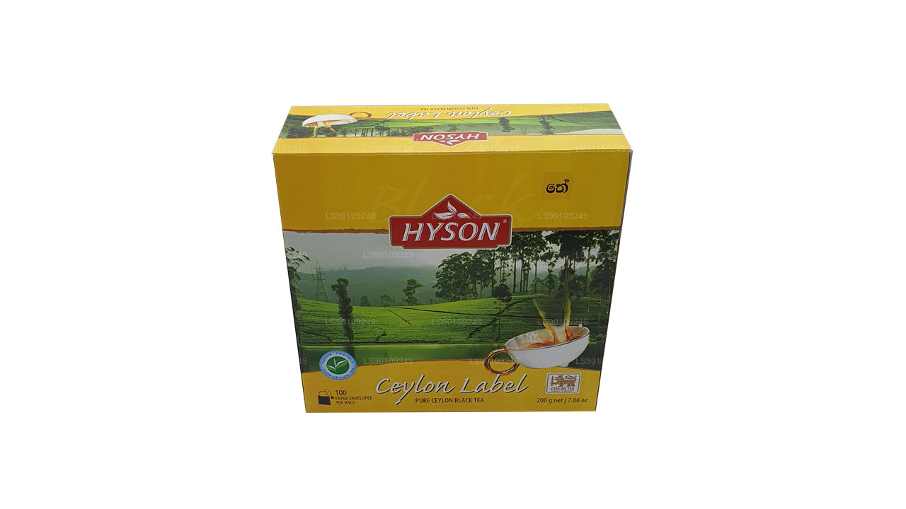 Hyson Ceylon etikett BOPF (200g) 100 tepåsar