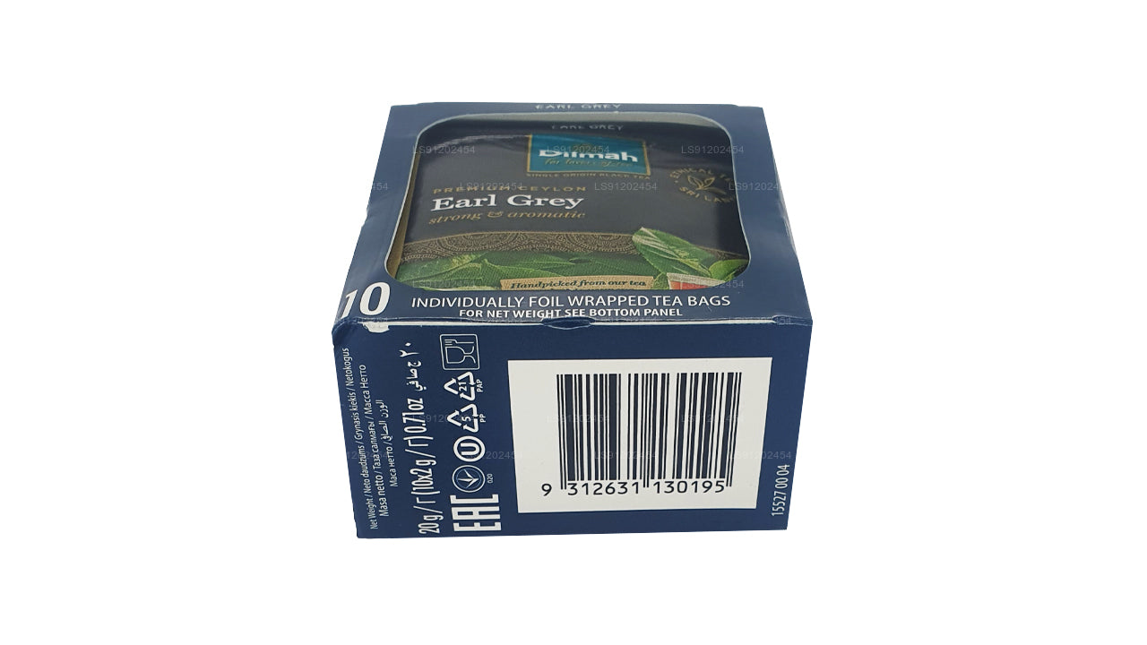 Dilmah Earl Grey Tea (20g) 10 individuellt folieförpackade tepåsar